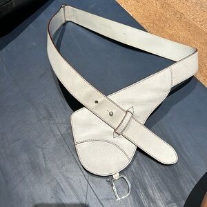 Dior Saddle Leather Belt Bag by John Galliano VINTAGE